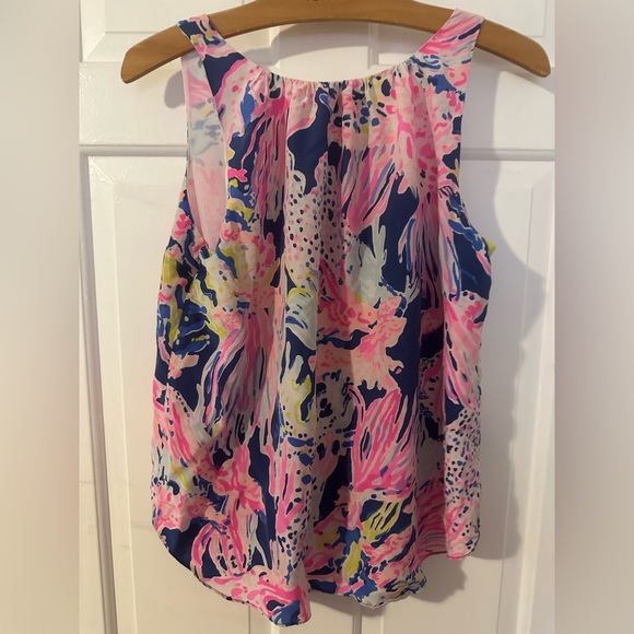 Lilly Pulitzer Under The Ocean Print Top Size XS - Picture 4 of 4